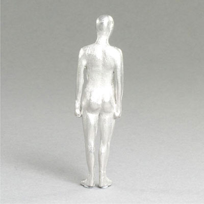 1:25 female standing metal figure