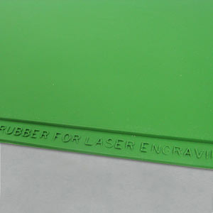 Eco laser-friendly rubber