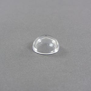 19.1mm clear acrylic dome