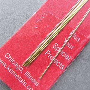 0.5mm brass rod for model making projects