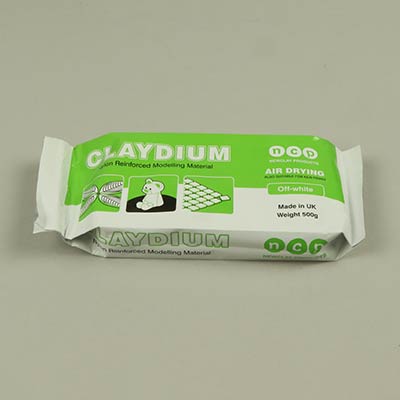 White Claydium clay