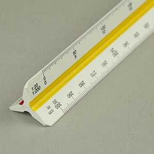 Grapholex ME370A 300 mm Triangular Scale Rulers UK seller 