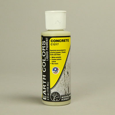 Concrete liquid pigment for plaster