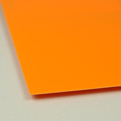 1.0mm orange HIPS styrene sheet
