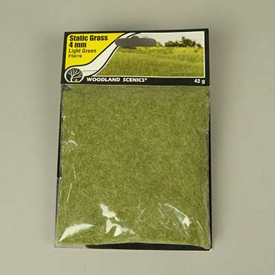 Light green 4mm static grass