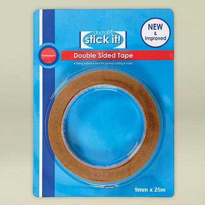Docrafts stick it! double sided tape 9mm x 25m