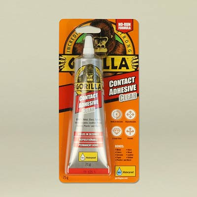 Gorilla contact adhesive clear