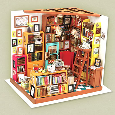 DIY Miniature House kits - Sam’s Study