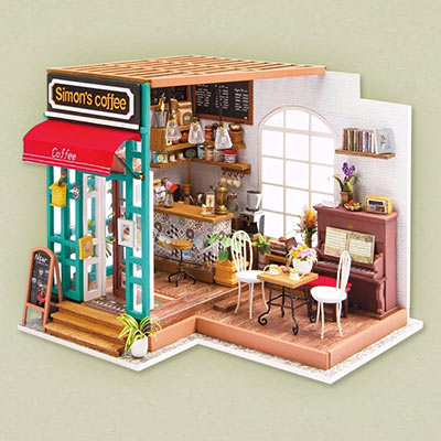 DIY Miniature House kits - Simon’s Coffee kit