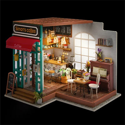 DIY Miniature House kits - Simon’s Coffee kit