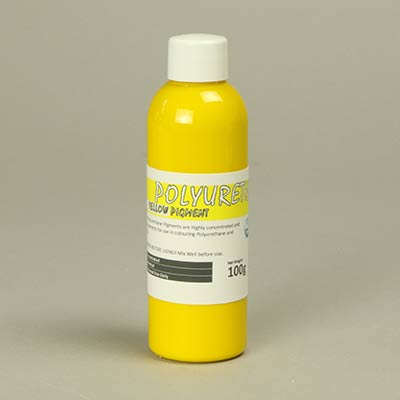 Yellow polyurethane pigment
