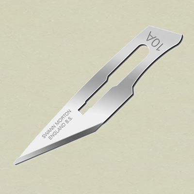 Swann Morton scalpel blade No.10a