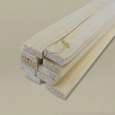 Balsa wood for model making 5.0 x 12.0mm