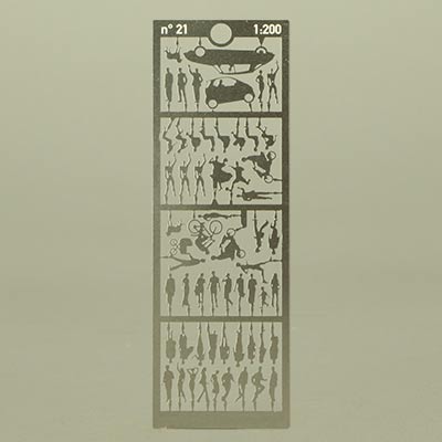 1:200 figures for use on architectural models
