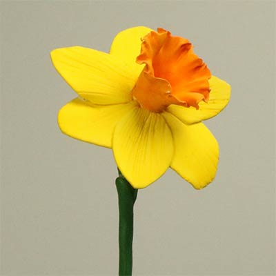 Daffodil made from Air Dough