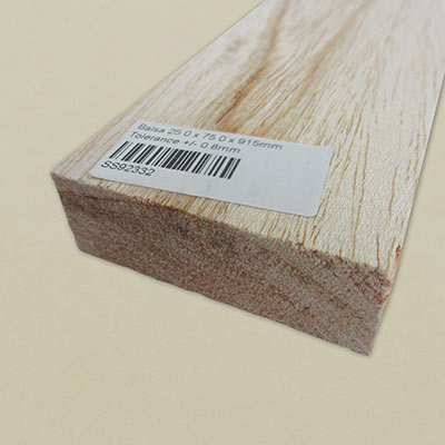 Balsa wood for model making