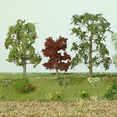Model trees for scenic model making
