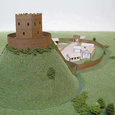 Motte & Bailey castle model kit