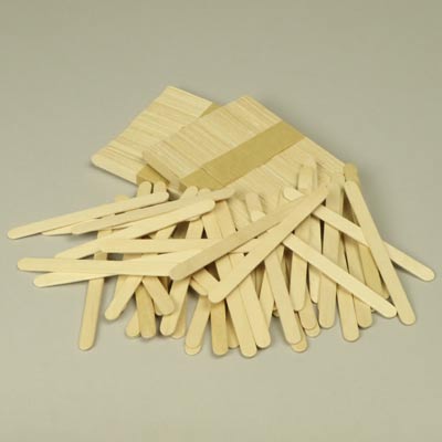 Wooden sticks for mixing resins, fillers & paints
