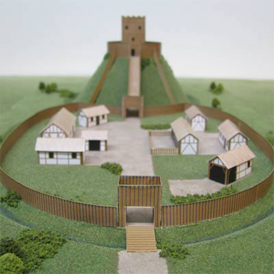 Motte & Bailey castle model kit