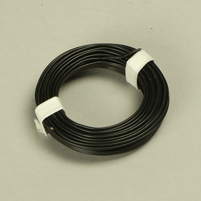 0.5mm black single core electrical wire