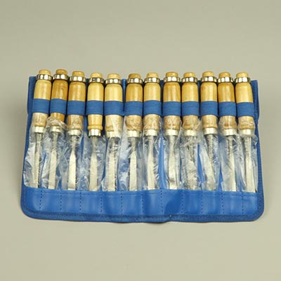12 piece wood carving set