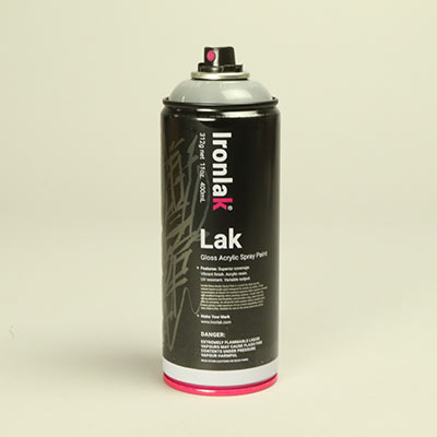Ironlak Battleship Grey spray paint