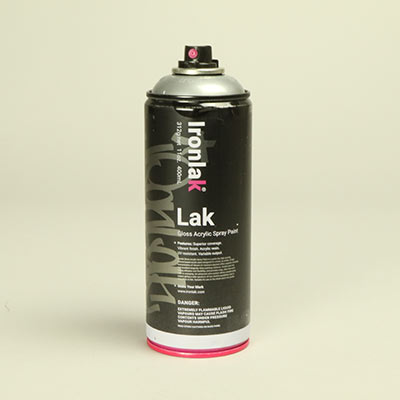 Ironlak Silver spray paint