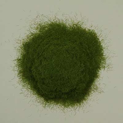 4mm dark green static grass