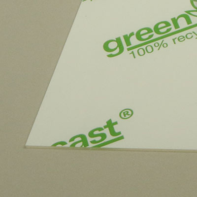 Green Cast clear acrylic sheet