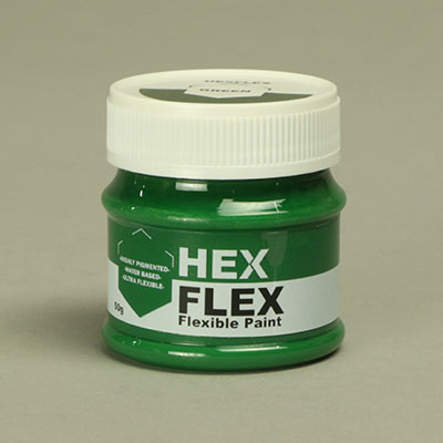 Green HexFlex flexible paint