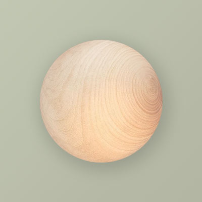 60mm wooden balls