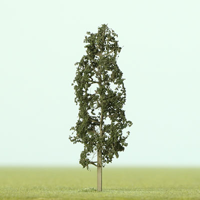 50mm dark green narrow model tree