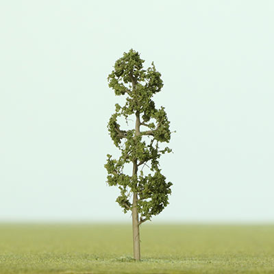 50mm medium green narrow model tree