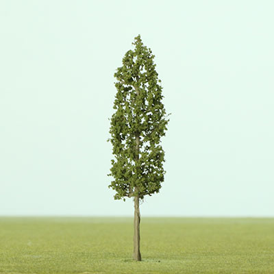 75mm medium green narrow model tree