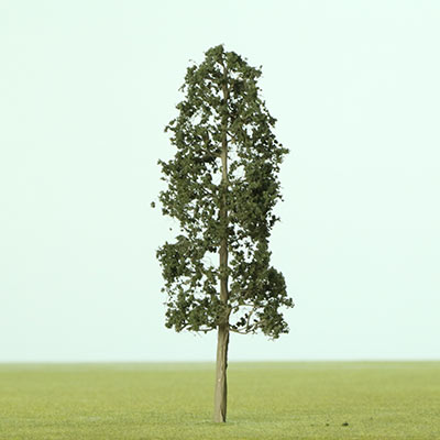 100mm dark green narrow model tree