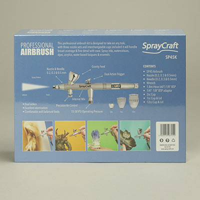 Spraycraft SP45K Professional Airbrush