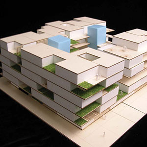 Finnboard for architectural modelmaking