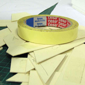 Finnboard for architectural modelmaking