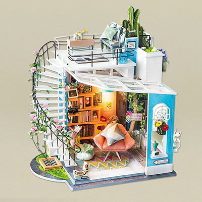 Dora's Loft DIY Miniature Dollhouse Kit