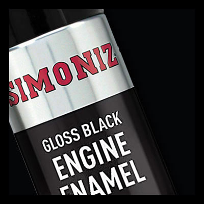 Simoniz gloss black enamel spray paint
