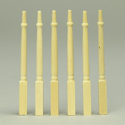 1:12 wooden 'tapered' spindles