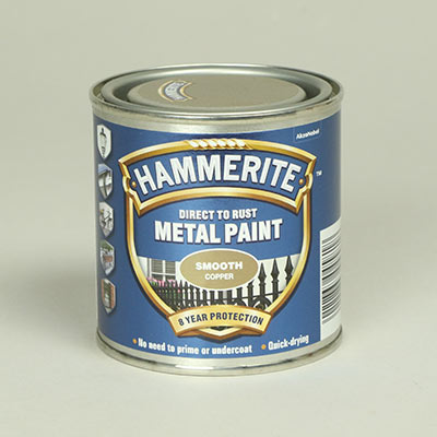 Direct to Rust Hammerite Smooth Copper Paint