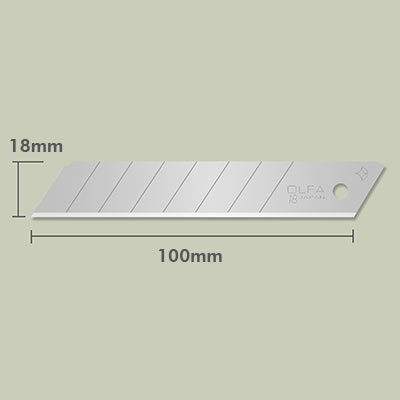 Spare blades for Olfa heavy duty retractable knife