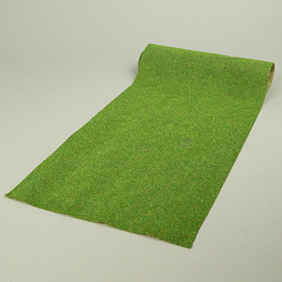 Flowered field grass mat