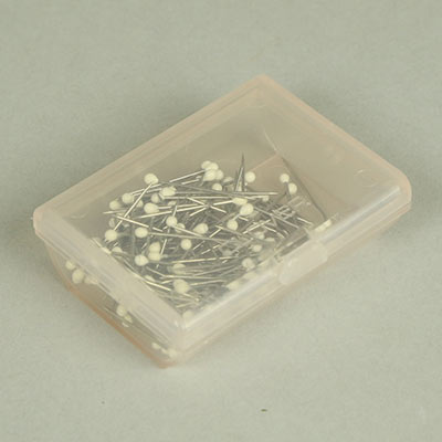 20mm white top sewing pins
