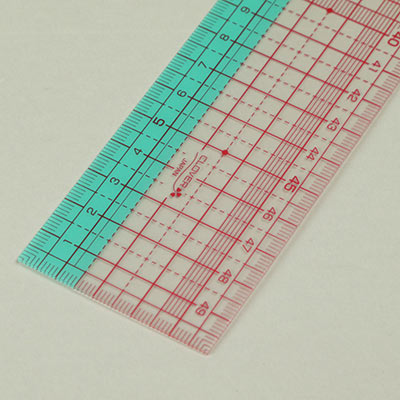 Clover Sewing Quilting Metric Graphic Ruler