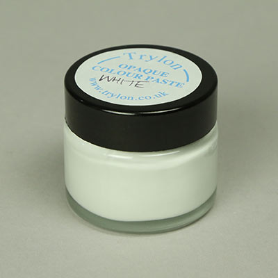 Opaque white resin pigment