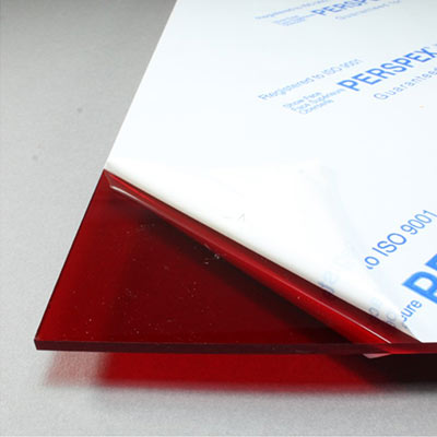 3mm dark red tinted acrylic sheets