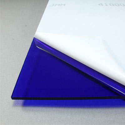 3mm dark blue tinted acrylic sheets